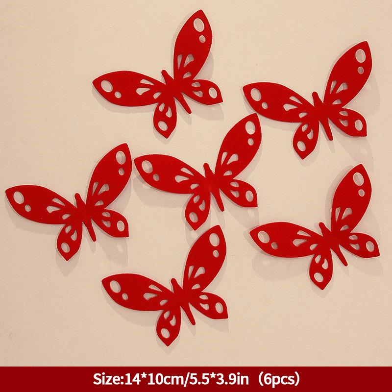 Chinese Wedding Decoration Wedding Wall Decoration Chinese Style Decorative Sticker Double Happiness Hanging Decoration Household Decoration