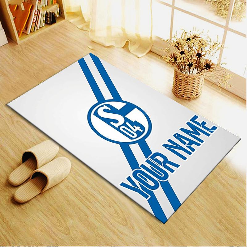 Custom Name FC Schalke 04(3) Carpet Rug for Living Room Bedroom Home Sofa Decoration,Kids Play Non-slip Floor Mat