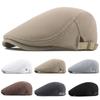 Mens Hat Lightweight And Breathable Mens Summer Ivy Cap Newsboy Beret Ascot Flat Cabbie Hat In Multiple Colors