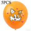 20Pcs The Hedgehog Birthday Balloons  Cartoon Latex Balloons For Kids Game Theme Party Decorations Birthday Party Supplies
