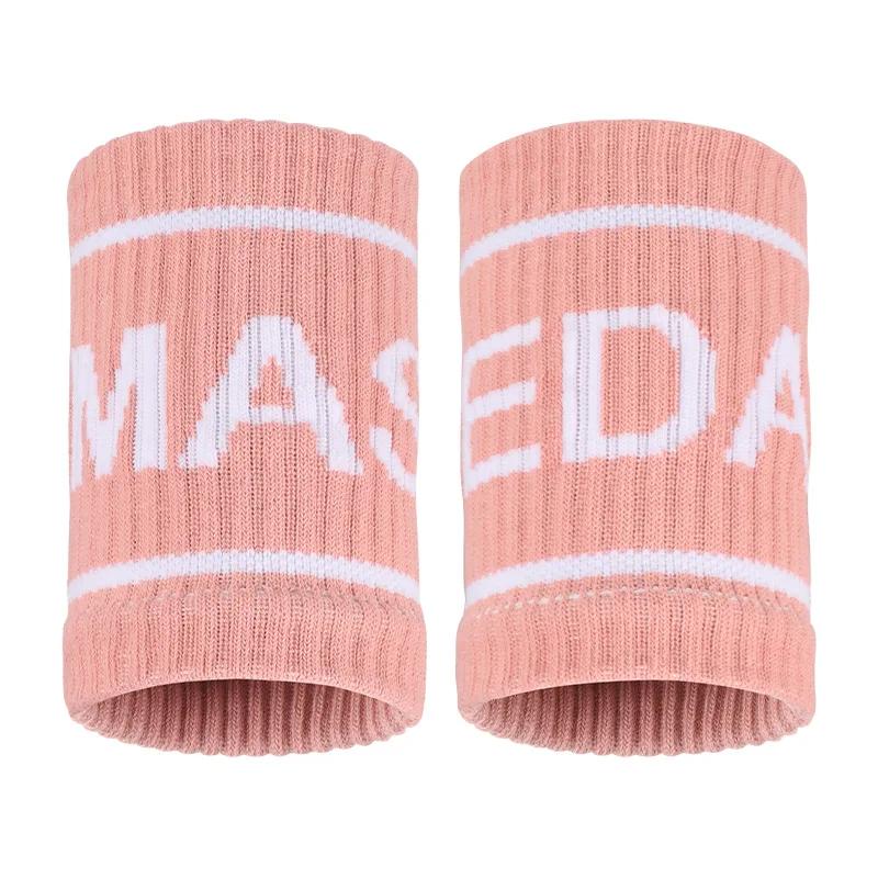 Durable And Safe 1 Pair Elastic Sport Wristband Basketball Volleyball Wrist Guard Golf Tennis Sweatband Wrist Band Fashion Colorful Wrist Support