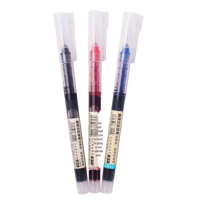 Snabbtorkande 0,5 mm Svart Gelrollerpenna för Studenter