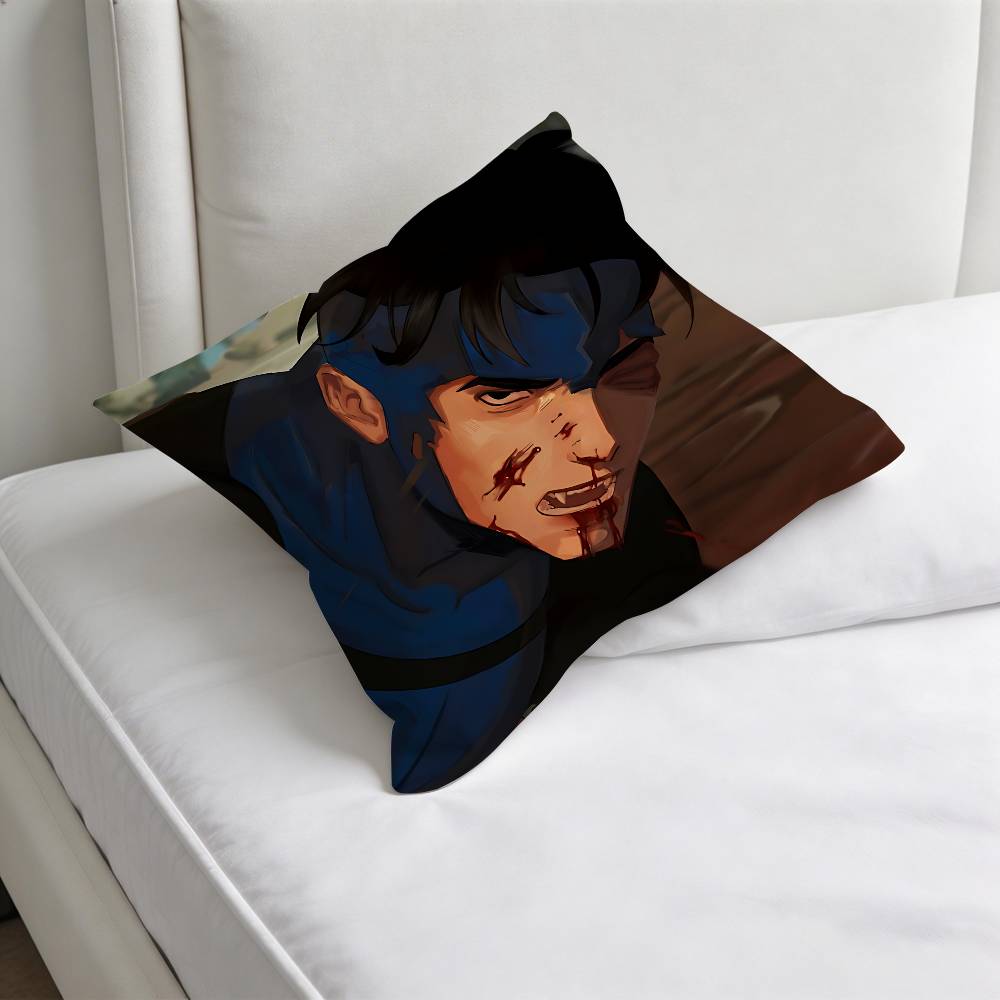 IInvincible MMark Grayson Square Pillow Case Soft Decorative Throw Pillow Cover for Home Sofa Bed