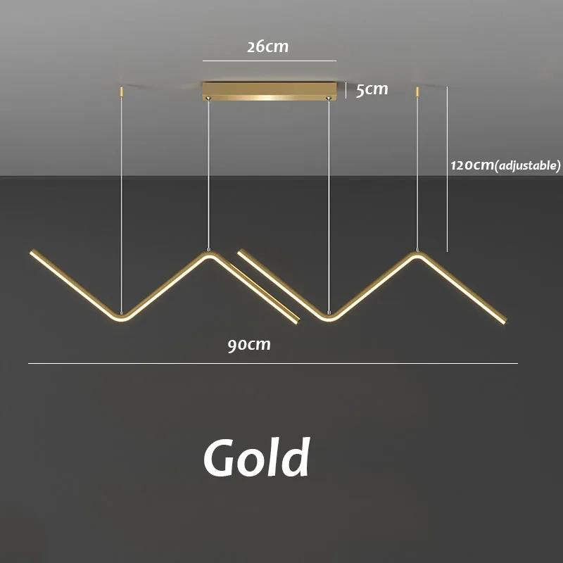 Modern Led Dining Table Chandelier Room Kitchen Bar Hanging Lighting Suspension Design Ceiling Lamp Hoom Decor Pendant Light
