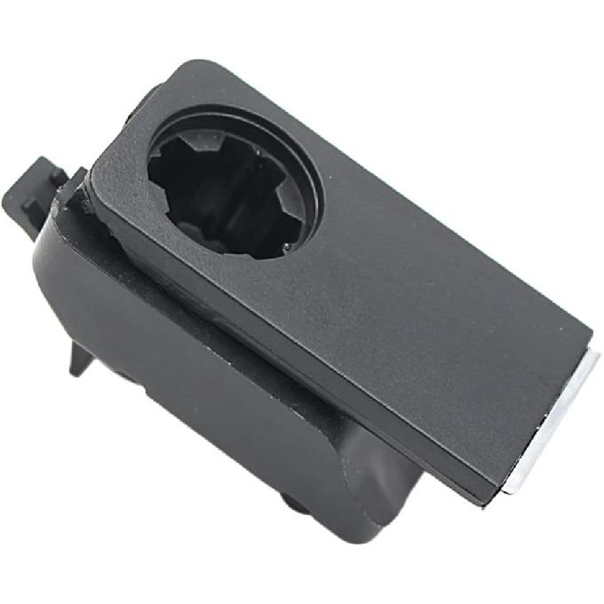 Glove Box Switch Handle, ABS Black+Chrome Glove Box Switch Handle, Compatible with Mercedes Benz C Class W204 2007-2014, E Class W212 2010-2016, GLK