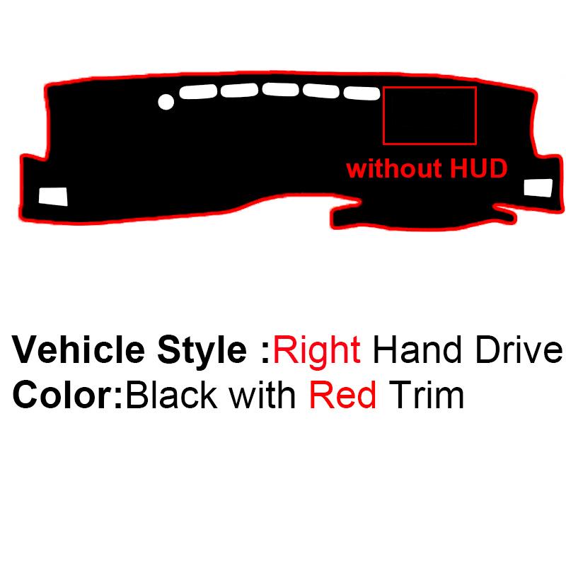 2 Layer Car Dashboard Cover Carpet For Toyota Avalon    LHD RHD Rug Pad Carpet Dashmat Sun Shade Car Decoration