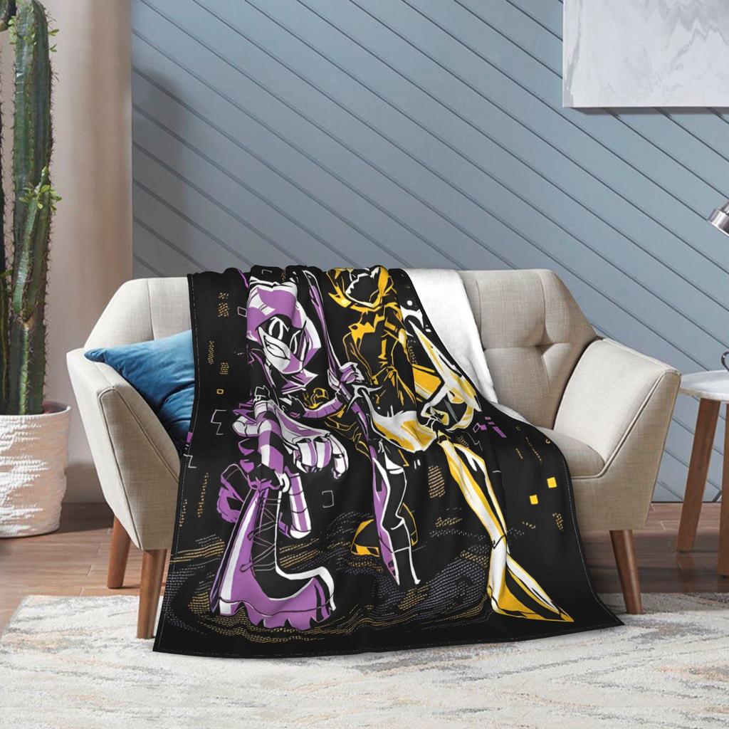 Murder Drones Throw Blanket for Couch Cool Doorman Soft Cozy Plush Blanket 50x60 Inches Multi-size Bedspreads for All Seasons