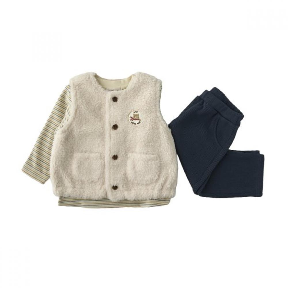 Mink Mui Fleece Vest Set 36c13 611 01
