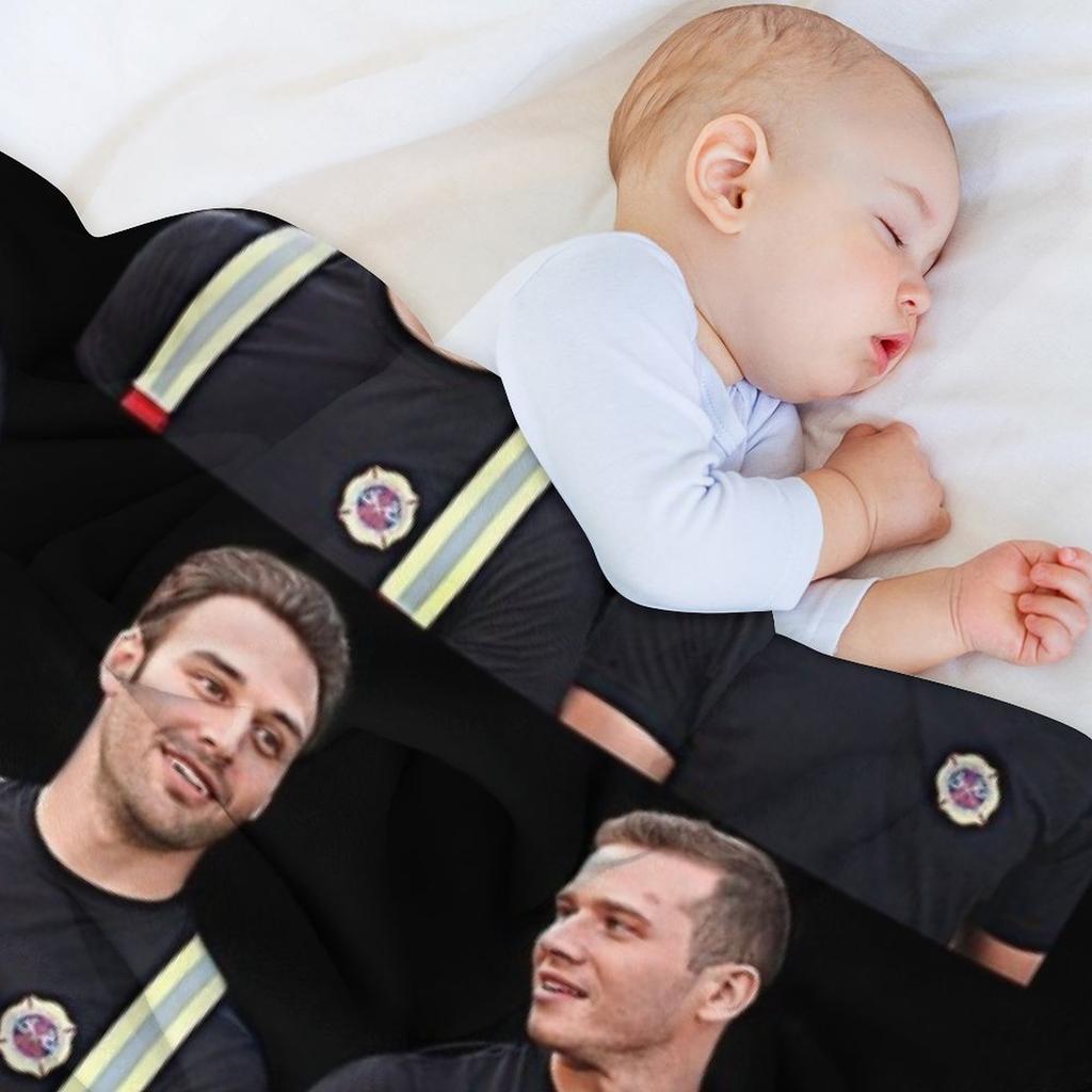 Buck and Eddie Throw Blanket Decorative Sofa Personalized Gift Luxury Throw For Baby Blankets