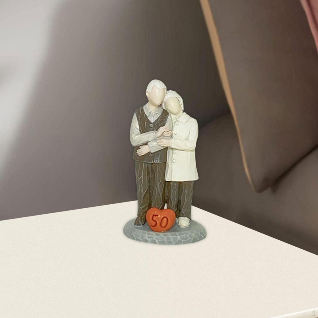 Couple Figurine for Wedding and Valentine's Day Gift Desktop Decor