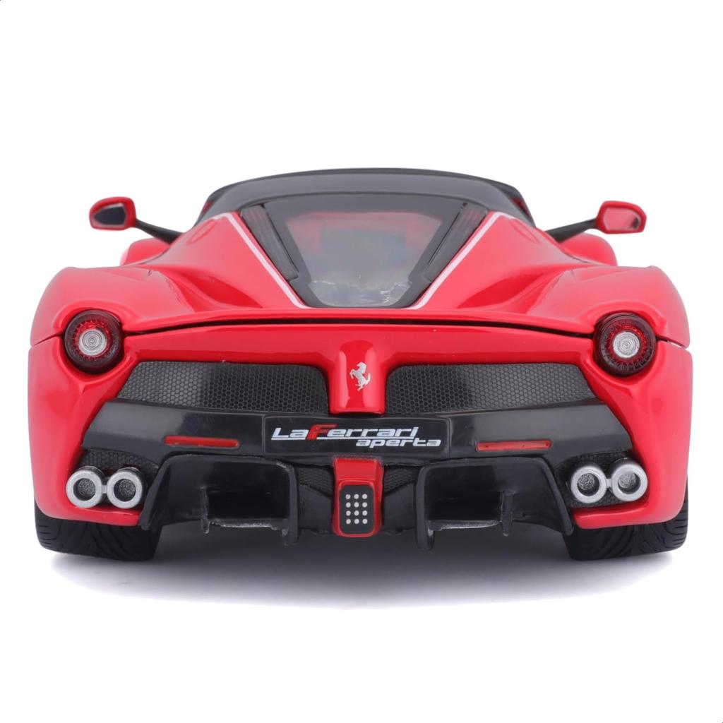 Bburago 1/24 Scale Ferrari LaFerrari Aperta Red / Diecast Model Car, Finished Product, 18-26022 RD