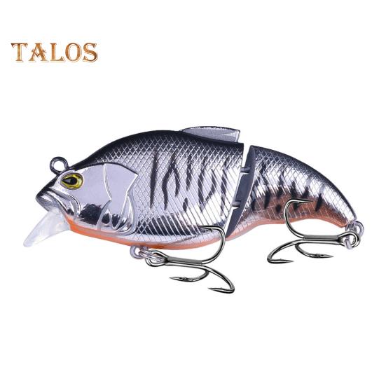 

7,5 см/12 г многосоставная рыболовная приманка VIB с крючками, реалистичная двухсекционная жесткая искусственная приманка для пресноводной и соленой рыбалки I