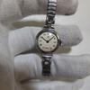 Used Working item ORIENT STAR silver hand-wound analog watch