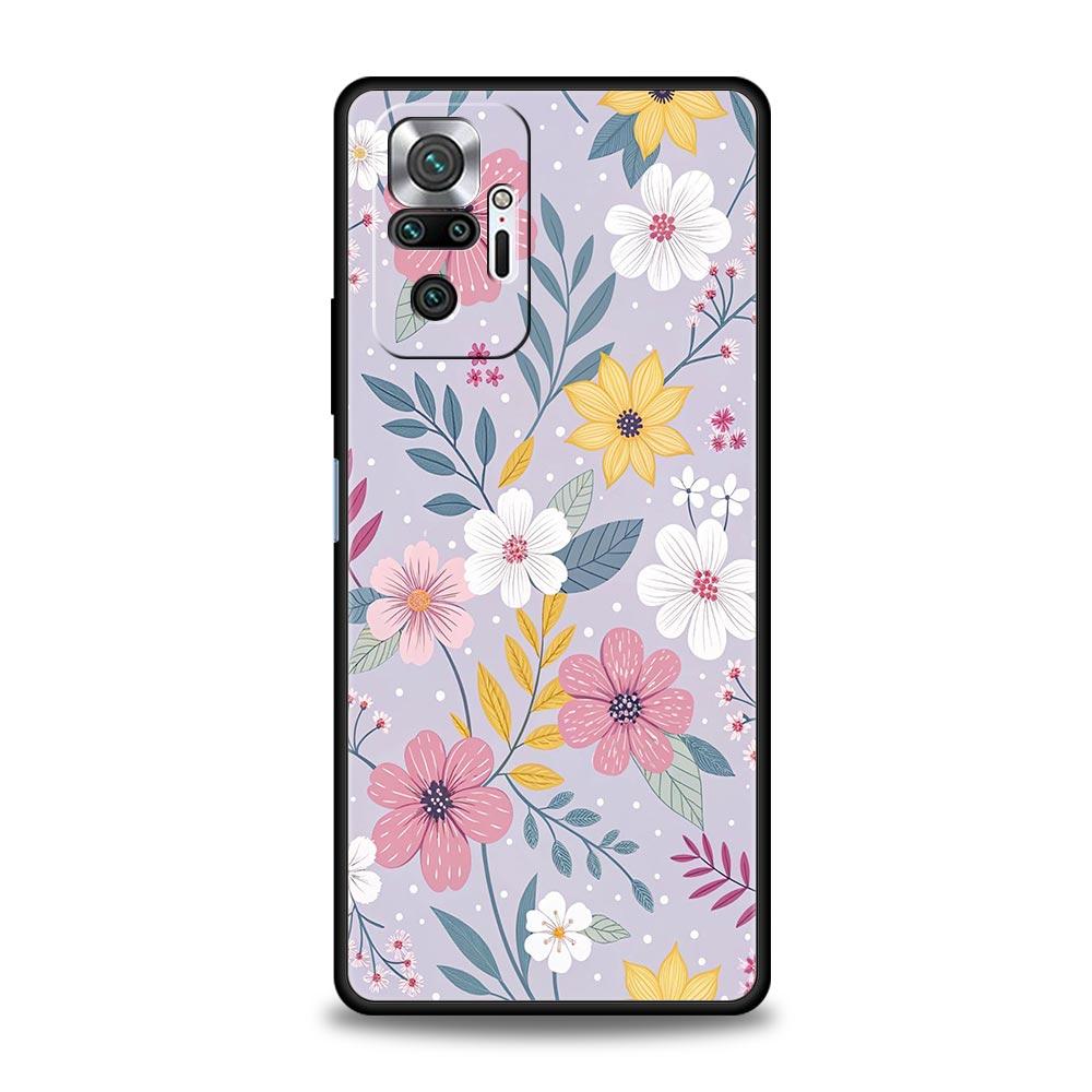 

Phone Case For Xiaomi Redmi Note 14 13 12 Pro Plus 5G 9S 9 10 11 4G 14C 13C 12C 10C 9C 9A Cover Stylish Flower Patterned Design Redmi Note 11