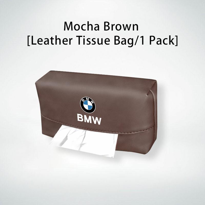 Car Tissue Boxes Paper Towel Storage Bag Car Sun Visor Hanging Tissue Organizer For BMW Performance E46 E60 E90 E39 E87 E36 E92 rlzh86