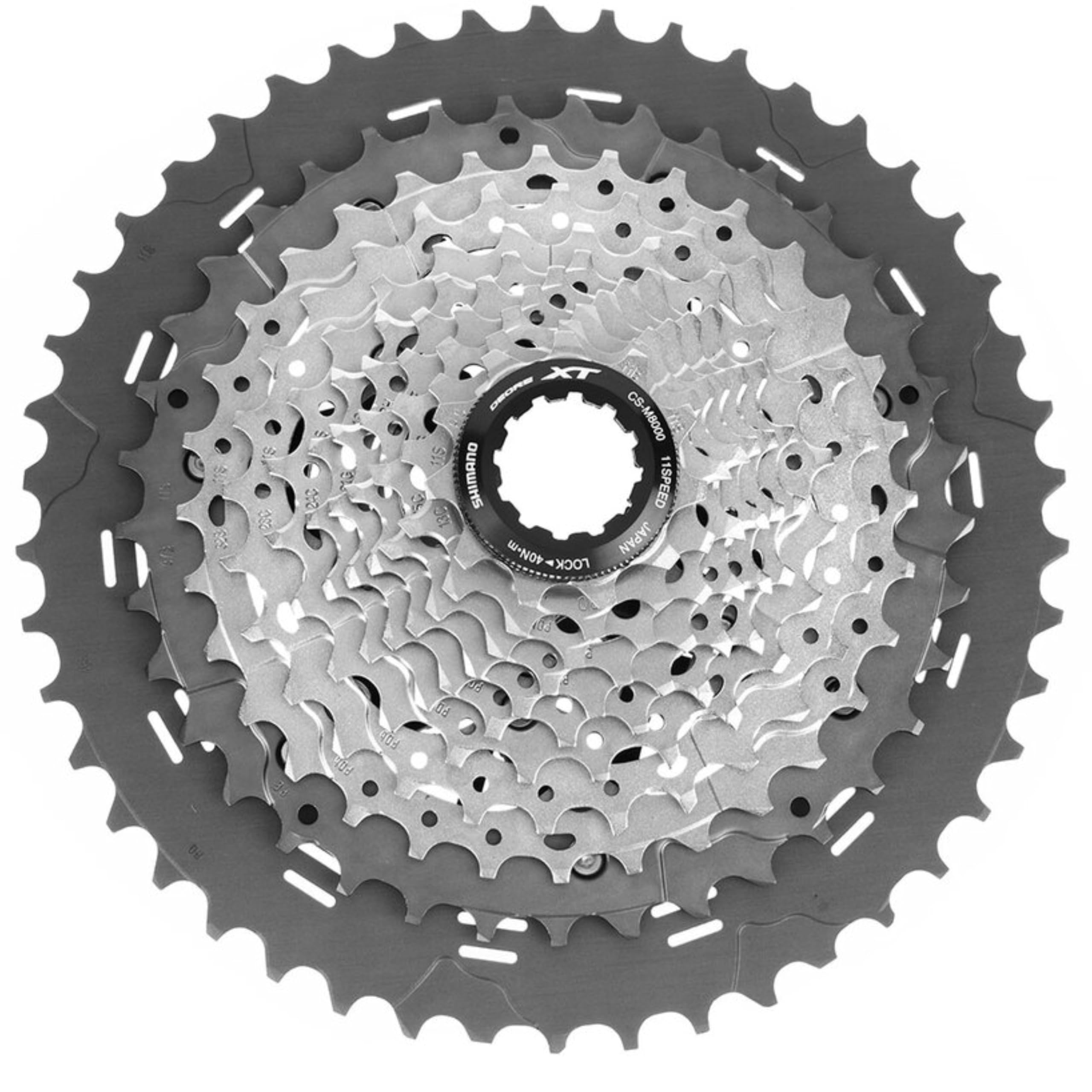 Shimano Cassette Part 13579147150 CS-M8000 Sprocket, 11-Speed, 11-40T, Number