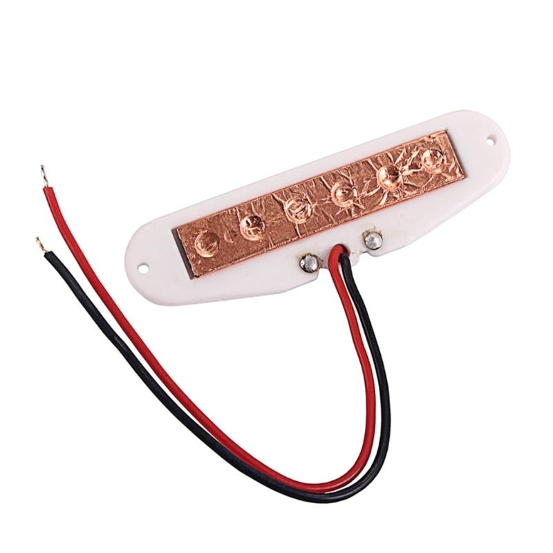 Single Coil Pickup Alnico 5  Pickups Neck Guitar Pickups Staggered for  Squier Electric Guitar, White