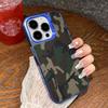 Classic Camouflage Muted Green Gray Tones Tough For iPhone 16 15 14 12 13 11 Pro Max XR XS MAX 7 8 PLUS MINI Cool Y2K Cover