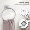 YF 2026 Matte Black SUS304 Stainless Steel Bathroom Hardware Set 6 In 1 Wall Mounted Bathroom Accessories Kit