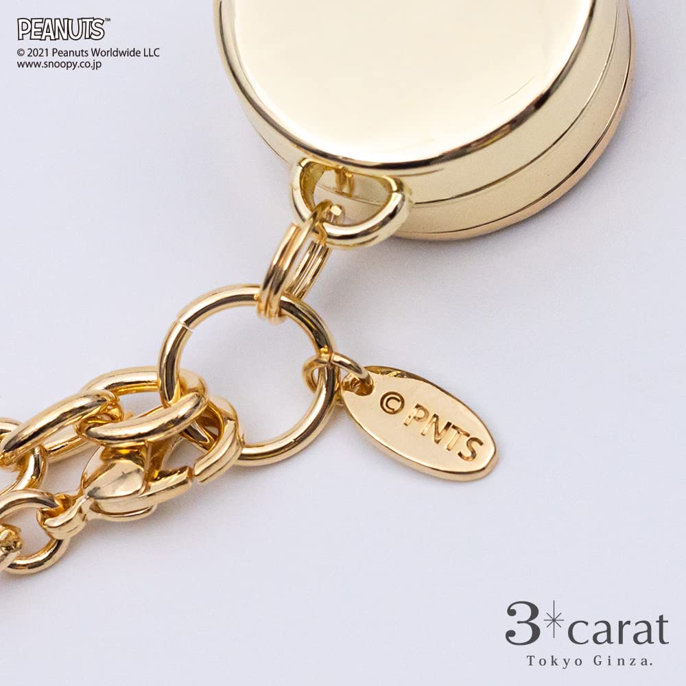 PEANUTS Reel 6 Snoopy Popular Gift and [Three Carat] Keychain, Types, Keychain, Goods, (Strawberry Snoopy)