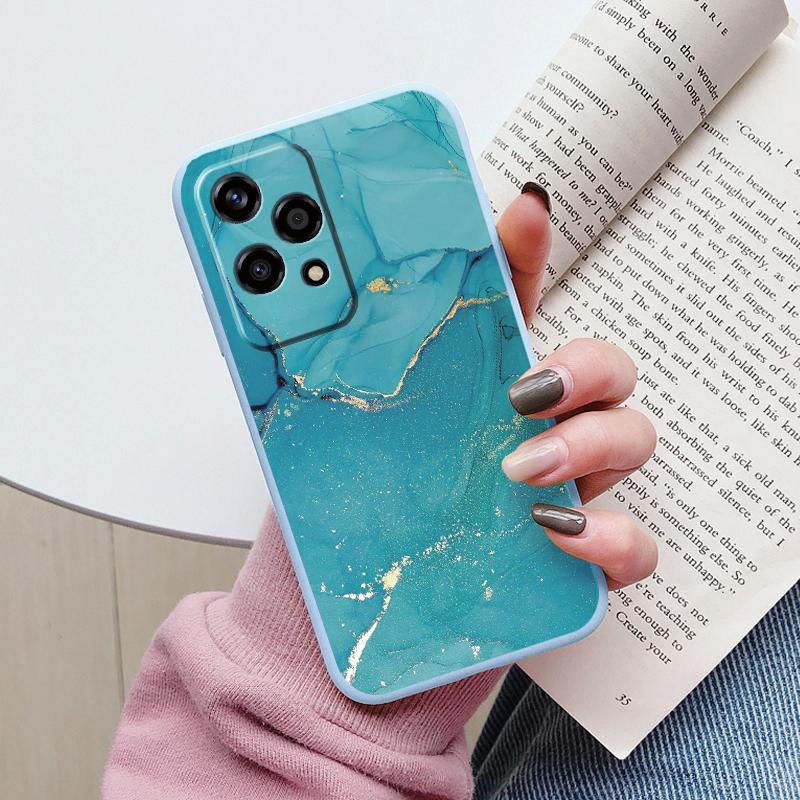 

Colorful Marble Case For Honor 200 Lite Luxury Soft Shockproof Cover Fundas For Honor200 Lite 6.7 Shell Watercolor Oil Painting Honor 200 Lite