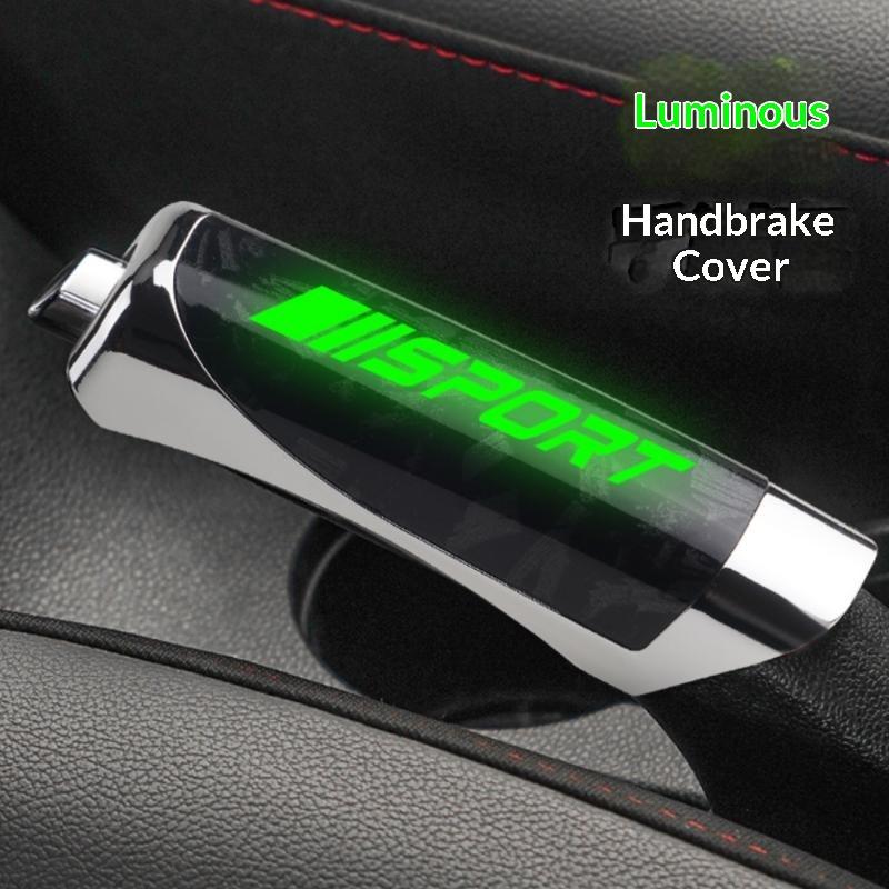 Universal Auto Handbremsgriffe Handbremsabdeckung Schutzabdeckung Kohlefaser Parkbremsdekoration Shelnterior Zubehör