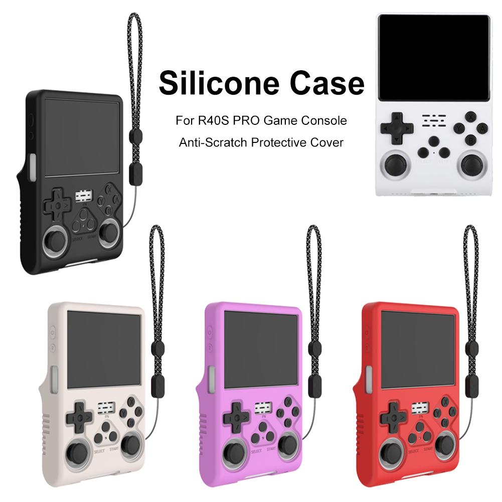 Silicone Case for R40S PRO Game Console Silicone Protective Case Anti Drop Soft Skin Case Cover Protector Cover Game Accessories