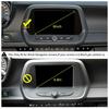 8 inches Dash GPS Navigation Panel Cover Trim for Chevrolet Camaro 2017-20 Blue