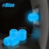 4-Piece Luminous Valve Lever Cover, GM Fluorescent Car Tire Valve Lever Cover, Bicycle Tire Valve Lever Luminous Cover