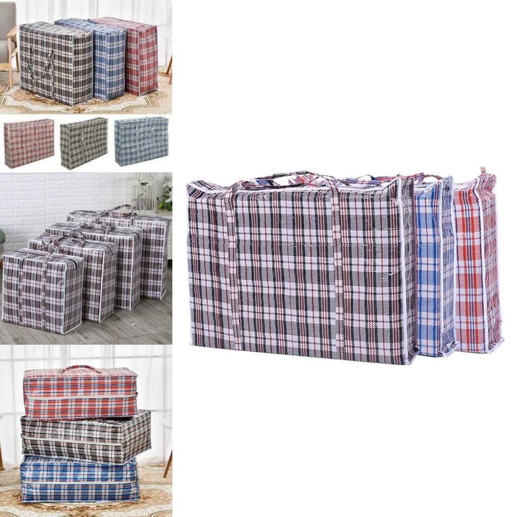 Jumbo Bag Laundry Waterproof Zipper Reusable Strong Storage Travel Organizer Bag