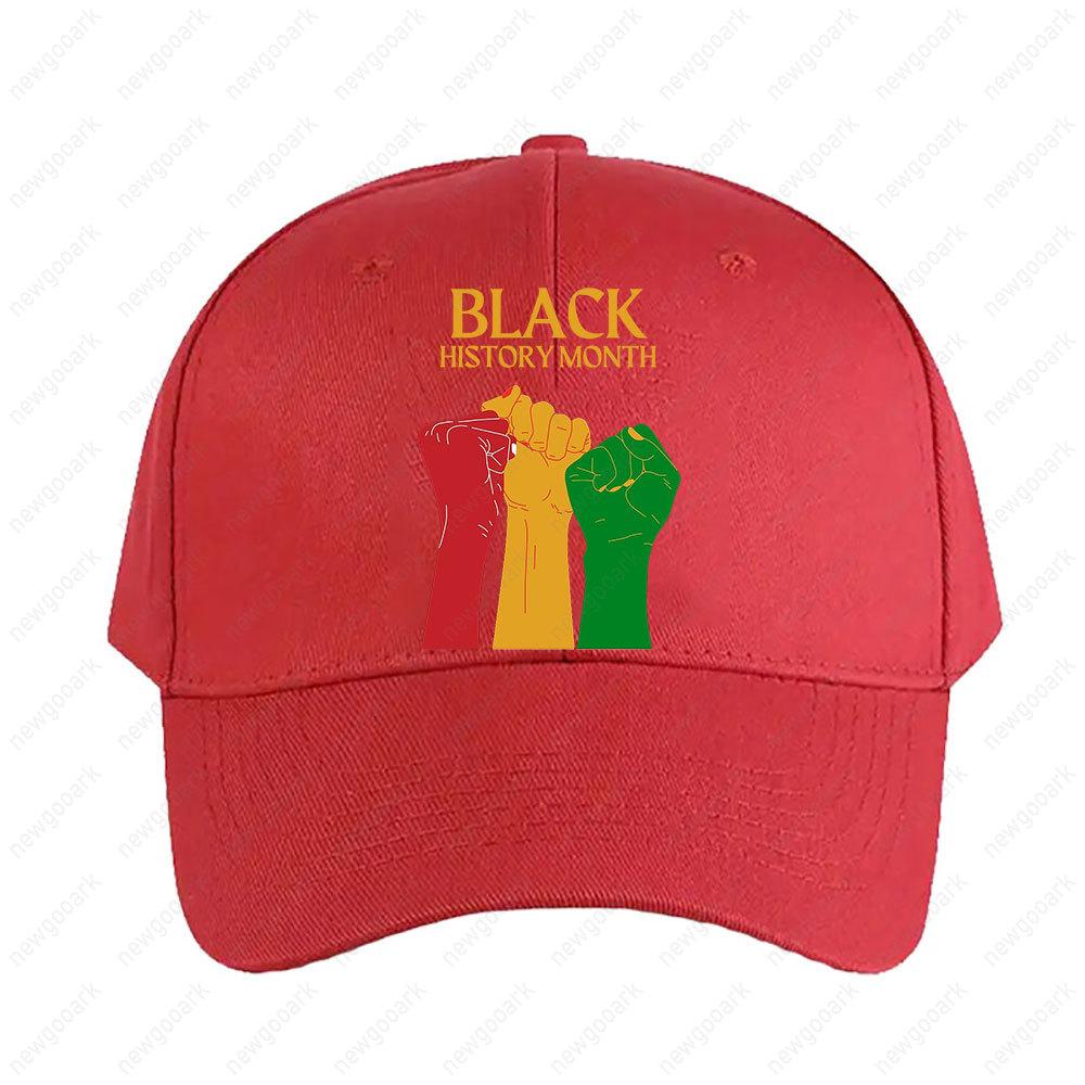 BHM Black History Month Adult Cap Peaked Hat Fashion Casual Adjustable Printed Baseball Caps Trucker Cap