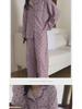 Spring Korean Love Print Long-Sleeve Pajamas