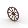 MOC 10PCS 56mm Medium Carriage Wheels 33212 Building Blocks Vehicle Car Part Bricks Assemble Particle Toy Children Birthday Gift