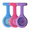 Luminous Silicone Nurse Pendant Watch with Color Dial for Hospital Use