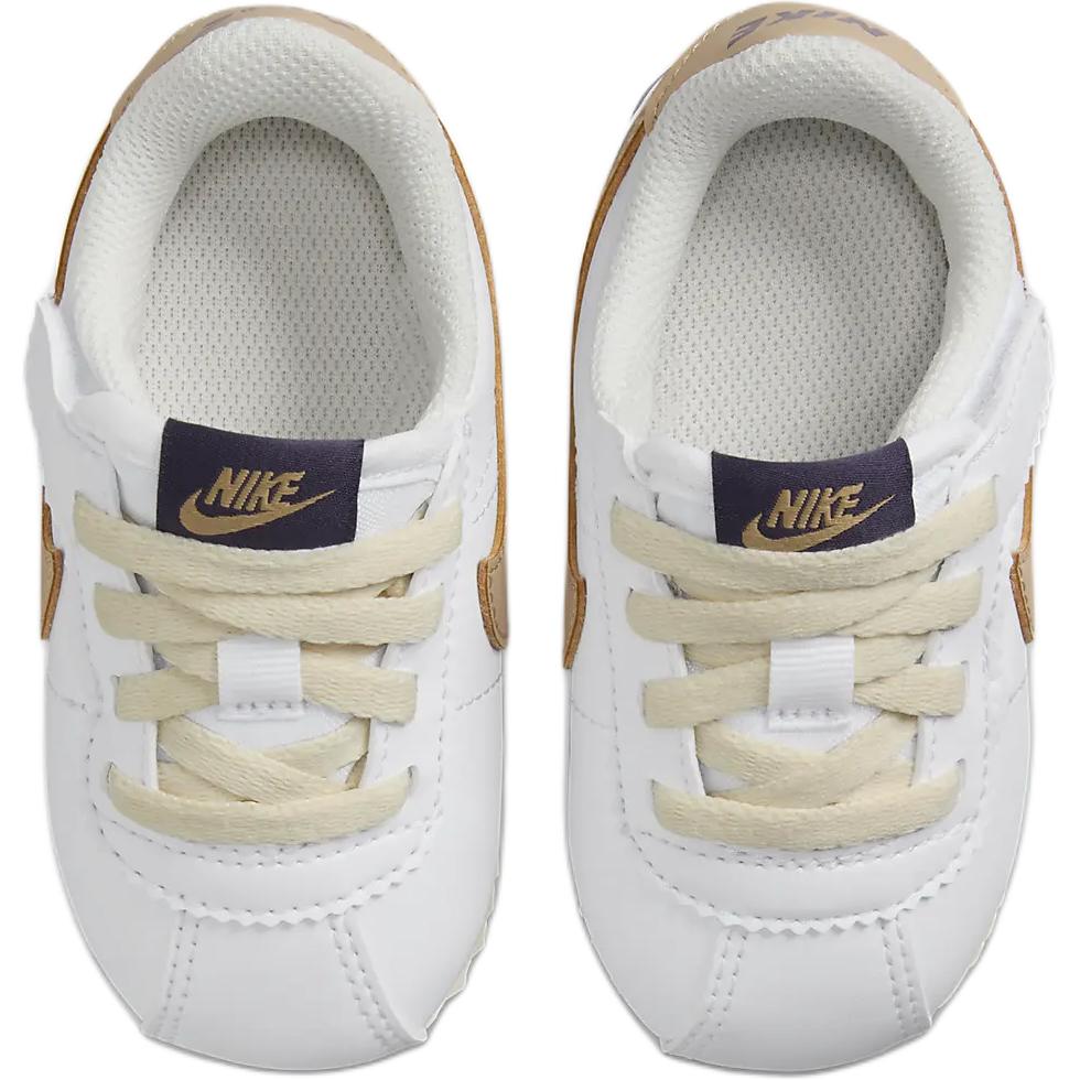 Nike Cortez Easy-On Comfortable Soft Non-Slip Durable Low-Top Walking Shoes Baby Shoes White Platinum DM0952-109