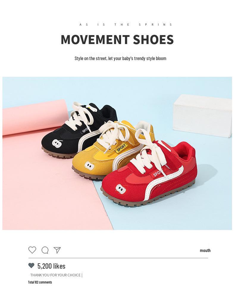 Kids' 2025 Autumn Sneakers: Stylish, Versatile, Non-Slip, for Boys & Girls