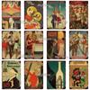 Vintage Russian Metal Sign Plaque Tin Sign Plate Wall Decor For Bar Club Man Cave Classical Painting Propaganda Poster