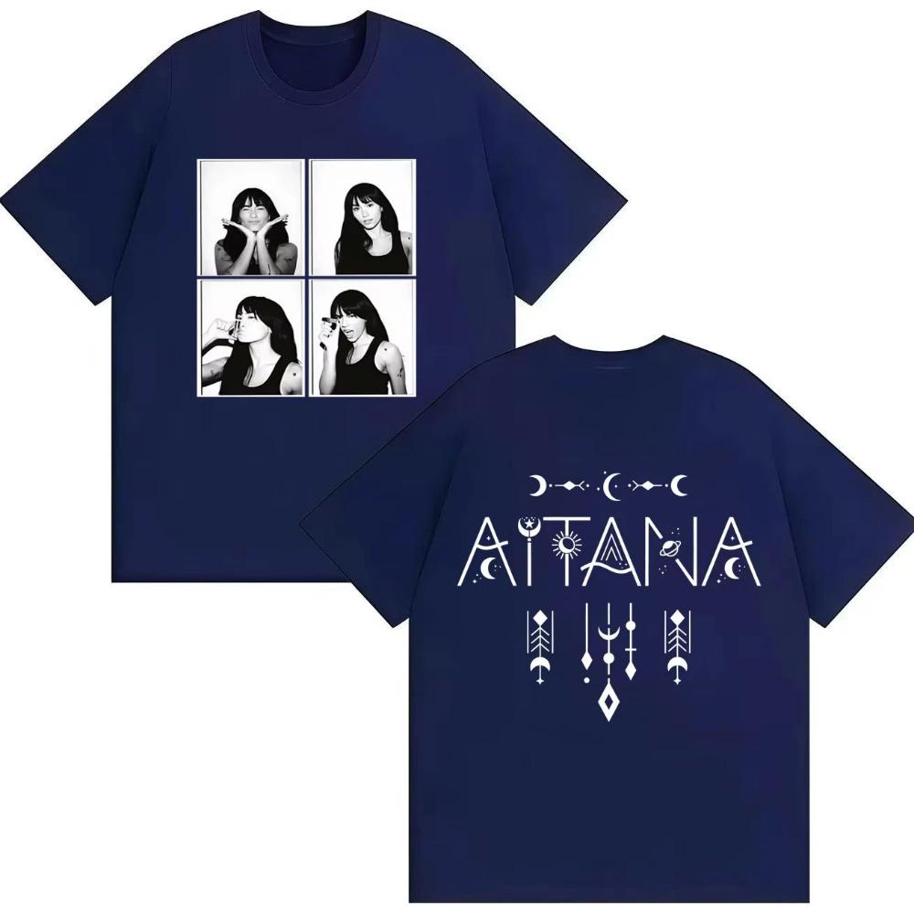 

Trendy Aitana Graphics TShirt Men Women Pop Double Sided Print Summer Streetwear Cotton T Shirt Casual Tops Fans Gift 3XL
