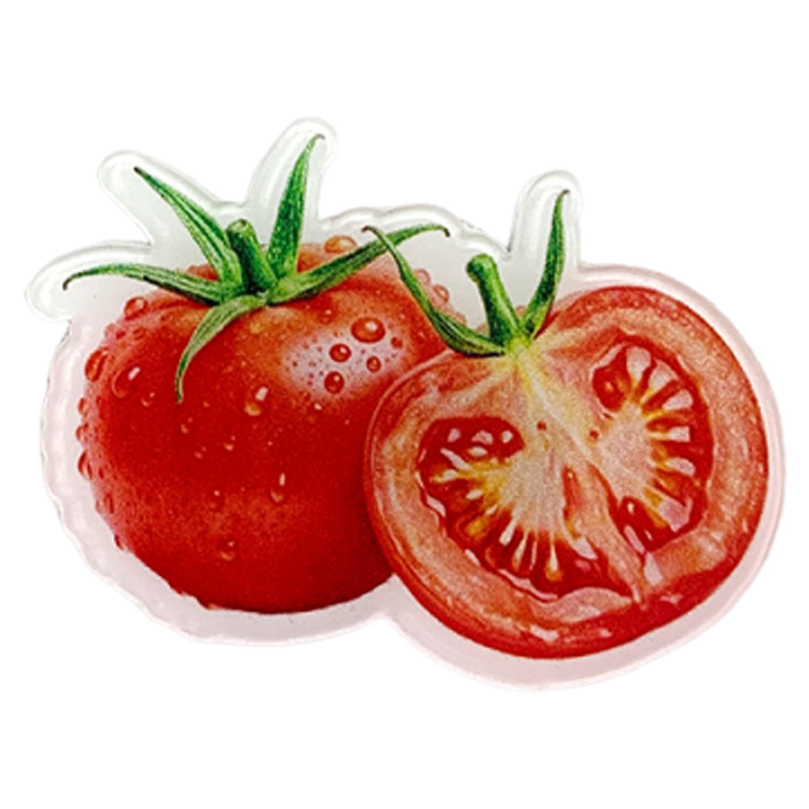 

Fruit Magnetic Acrylic Embroidery Needle Holder Refrigerator Magnets for Cross Stitch Sewing Embroidery and Needlework томатний