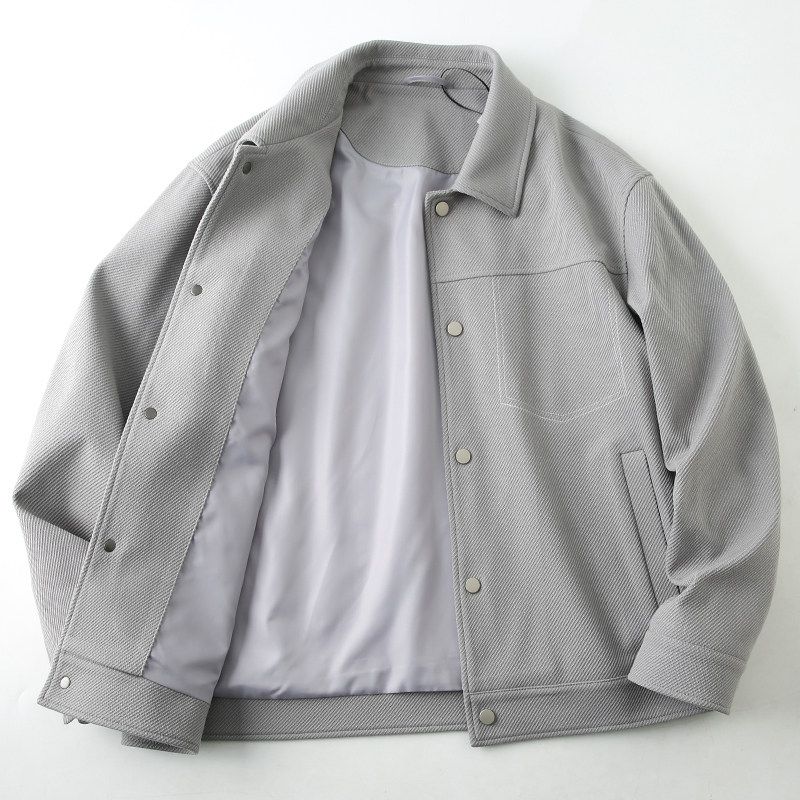 Japanese Style Casual Cargo Pants Spring and Autumn Retro Multi-Pocket Trendy Easiest for Match Export Export Tail Single Men's Clothing Jacket