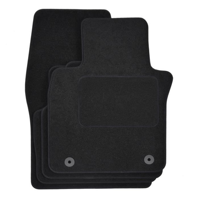 Tapis De Sol - Mazda - 3 - Velours Noir - 4 Pièces - Ajustement Précis