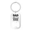Engraved Metal Keychain Bottle Opener - Family Gift for Birthdays & Father's Day