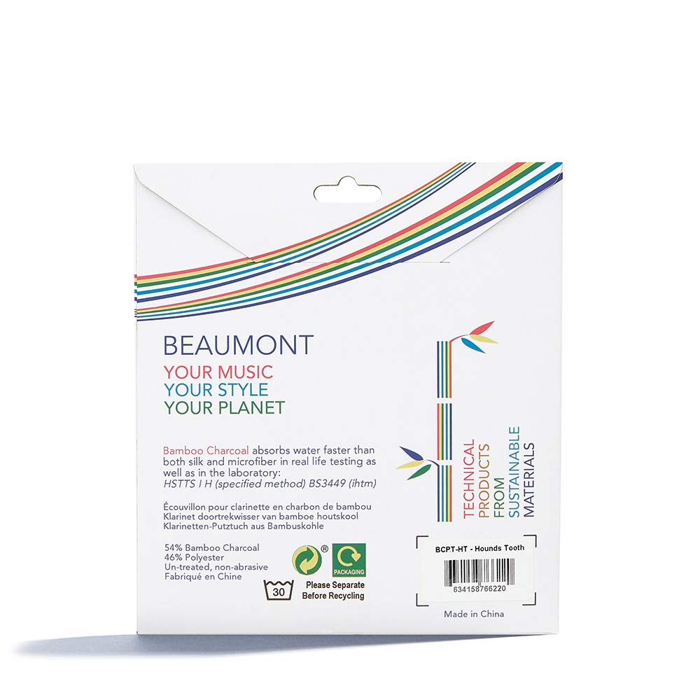 Beaumont Clarinet Cleaning Swab, Houndstooth