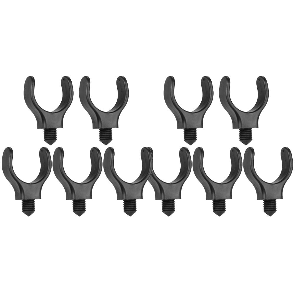 5-20 Pcs Carp Fishing Rod Rest Holder Head Gripper Magnetic Fishing Bracket Head Adjustment Fishing Rod Tail Rest Clips Tool