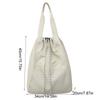 Large Capacity Drawstring Shoulder Bag with Handle Sports Knapsack Nylon Backpack  School