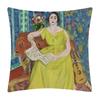 Henri Matisse Printed Cushion Cover Portrait Oil Art Painting Decorative Pillowcase Home Decor Polyester Cotton Linen 45X45cm