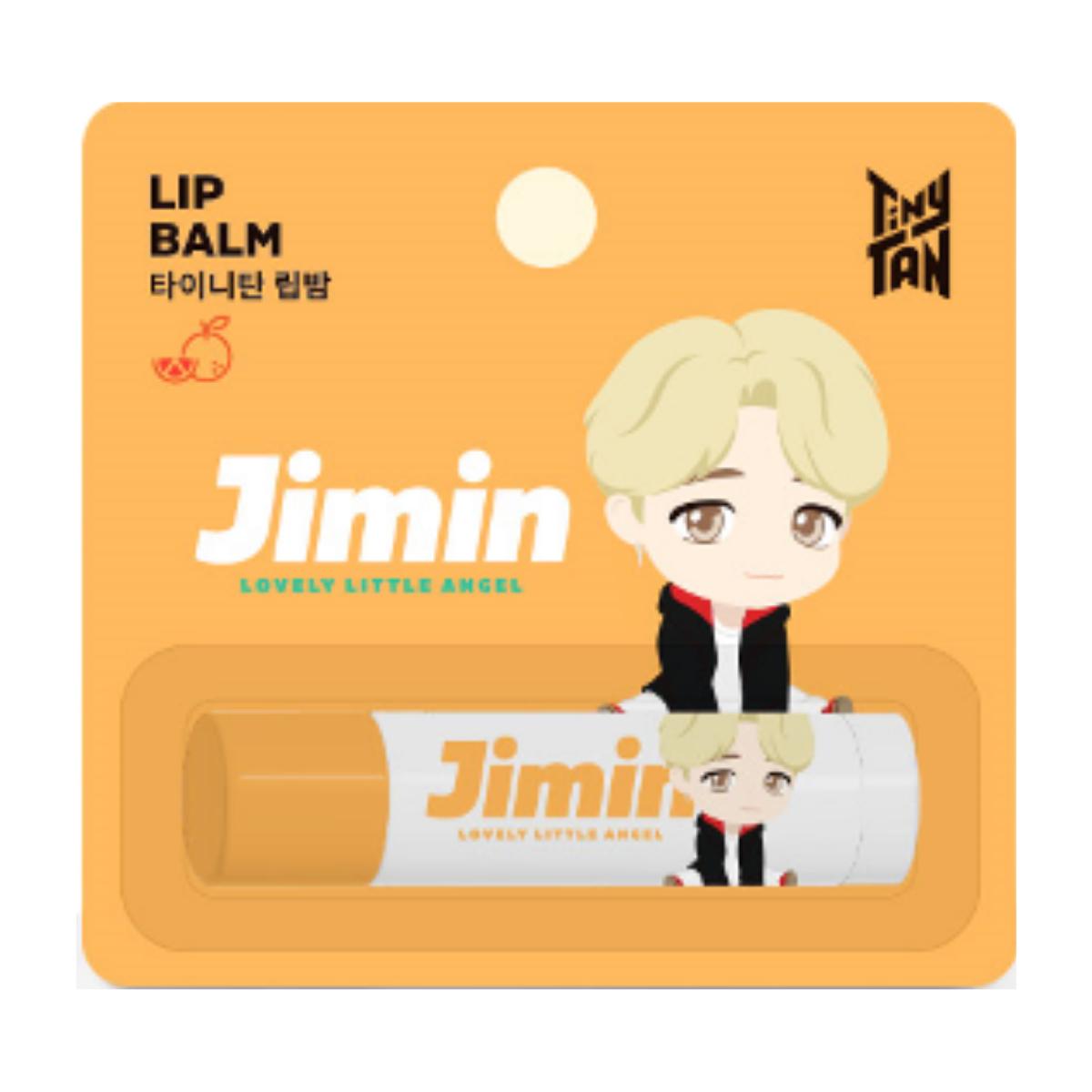 TinyTAN BTS Бальзам для губ увлажняющий питательный Jimin Грейпфрут 4,5 г x 1 шт.