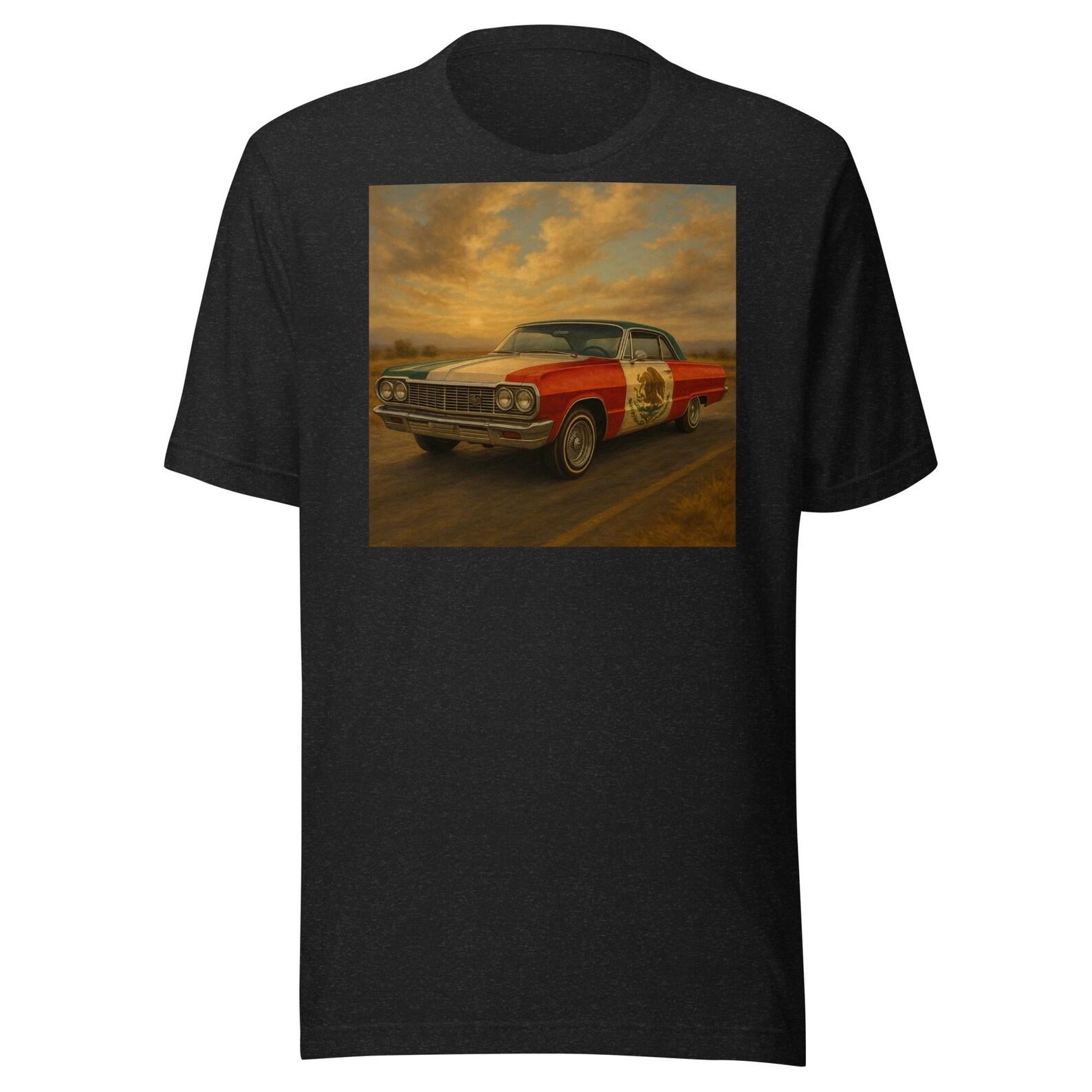 Mexican Flag Lowrider Unisex t-shirt L