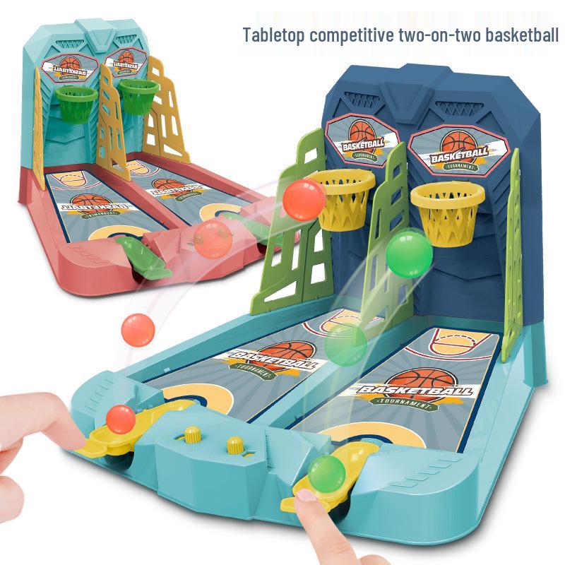 Mini Basketball Table Game: Double Player Shooting & Parent-Child Interaction
