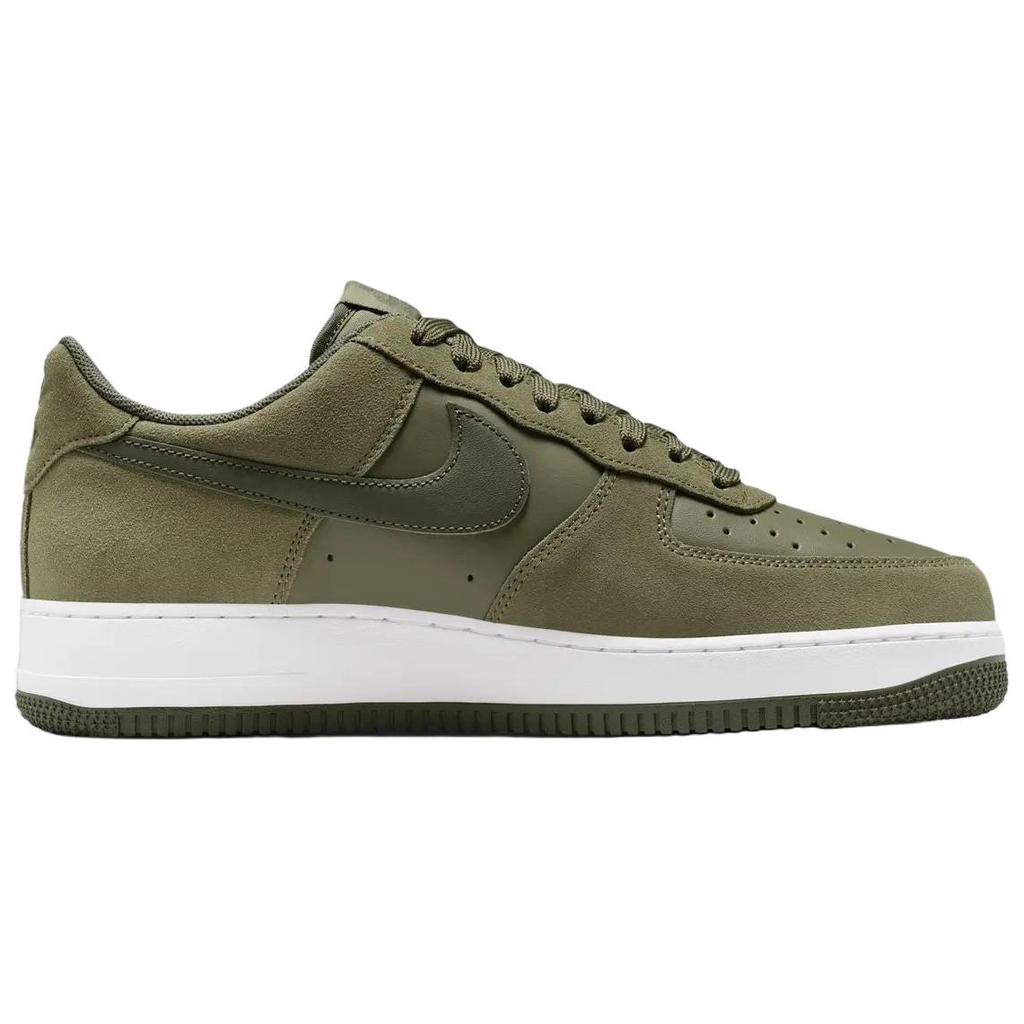 Nike Air Force 1 07 LV8 Medium Olive Cargo Khaki Men Sneakers Green White IB6388-200